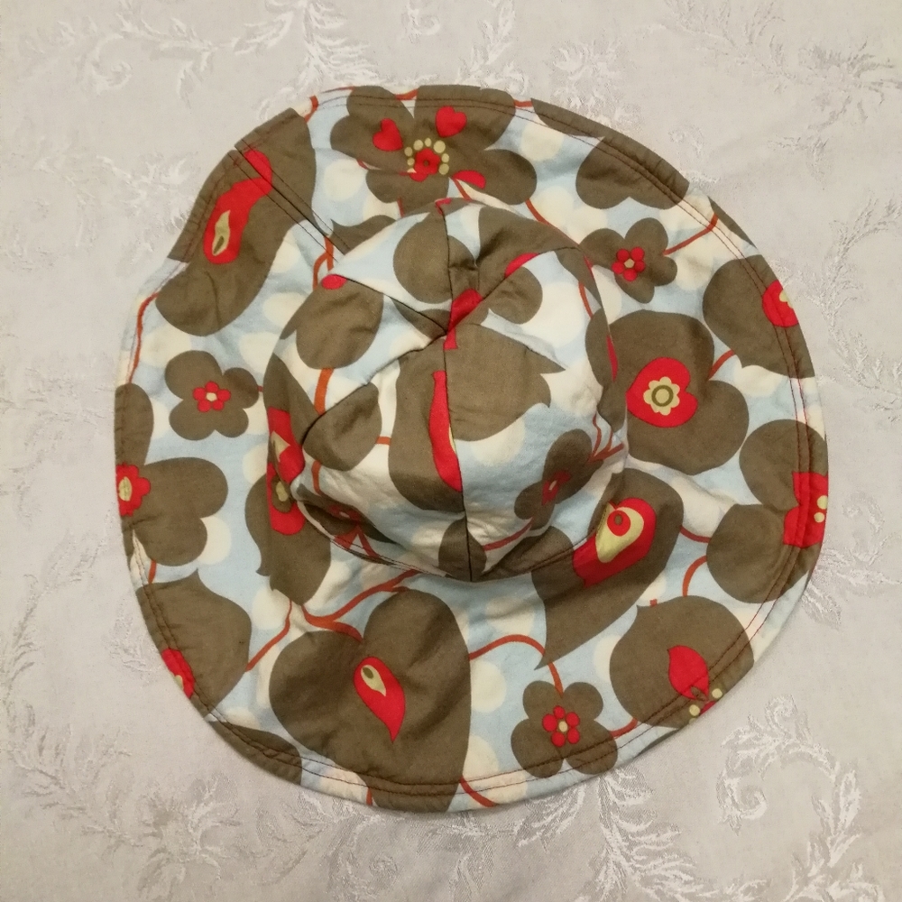 Handmade Cotton Wide Brim Sun Hat - Picture 3 of 8